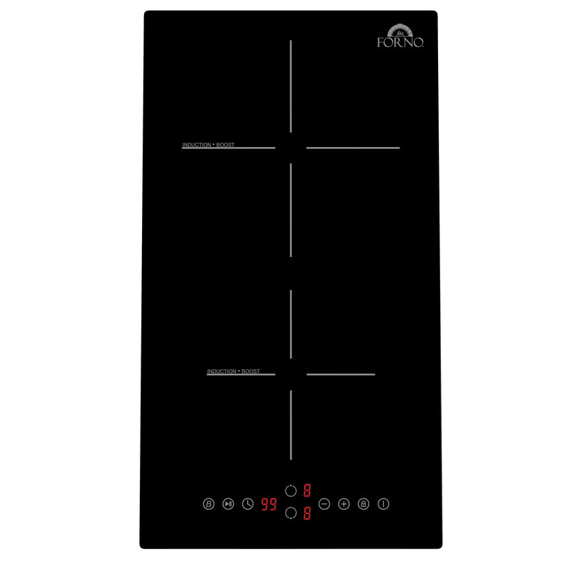 Forno 12" Induction Cooktop, 2 Zones, Touch Control, Timer, FCTIN0583-12