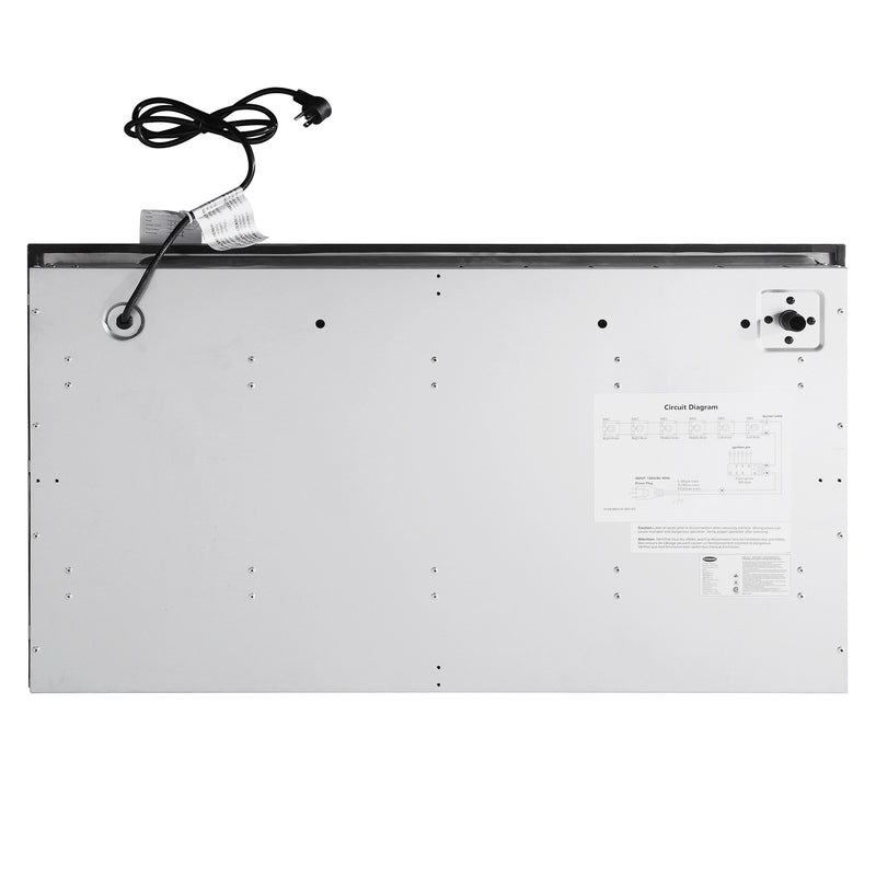 Cosmo 36" Gas Cooktop in Stainless Steel, 6 Italian Burners, Cast-Iron Grates, COS-DIC366