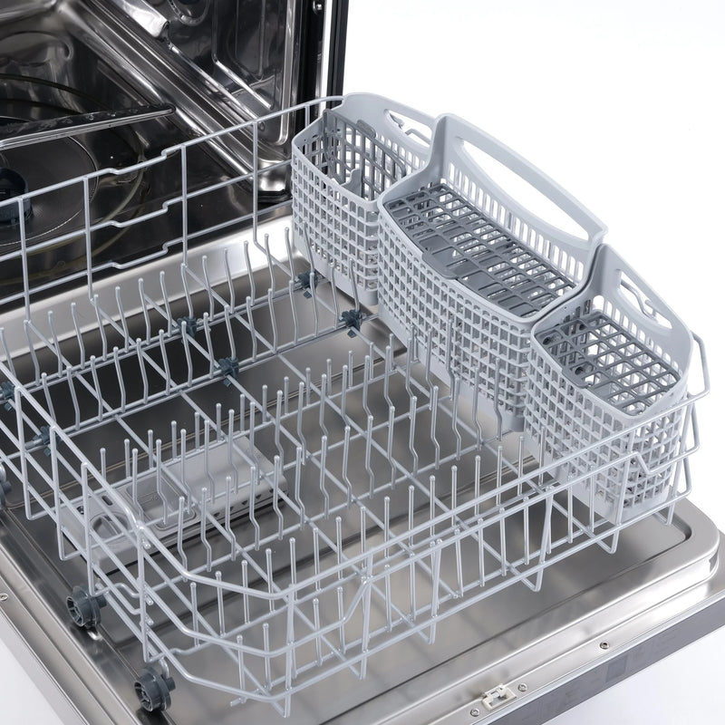 Cosmo 24" Built-In Dishwasher in Stainless Steel, Quiet 45 dBA, Touch Controls, 12 Place Settings, COS-DIS6502