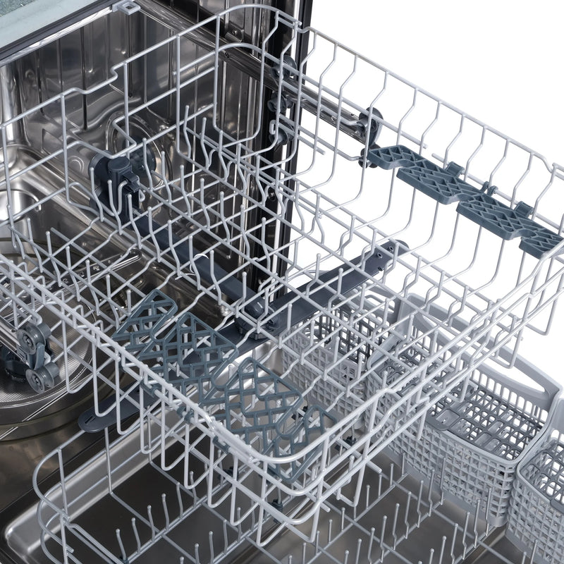 Cosmo 24" Built-In Dishwasher in Stainless Steel, Quiet 45 dBA, Touch Controls, 12 Place Settings, COS-DIS6502