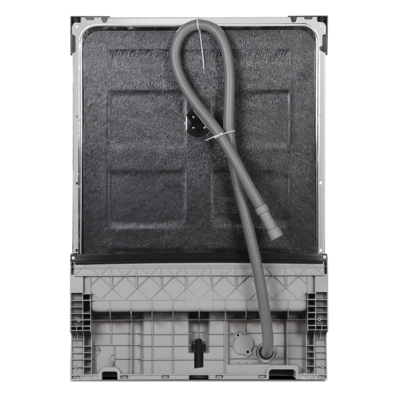 Cosmo 24" Built-In Tall Tub Dishwasher in Fingerprint Resistant Stainless Steel, Quiet 52 dBA, Adjustable Upper Rack, COS-DWD24FBR