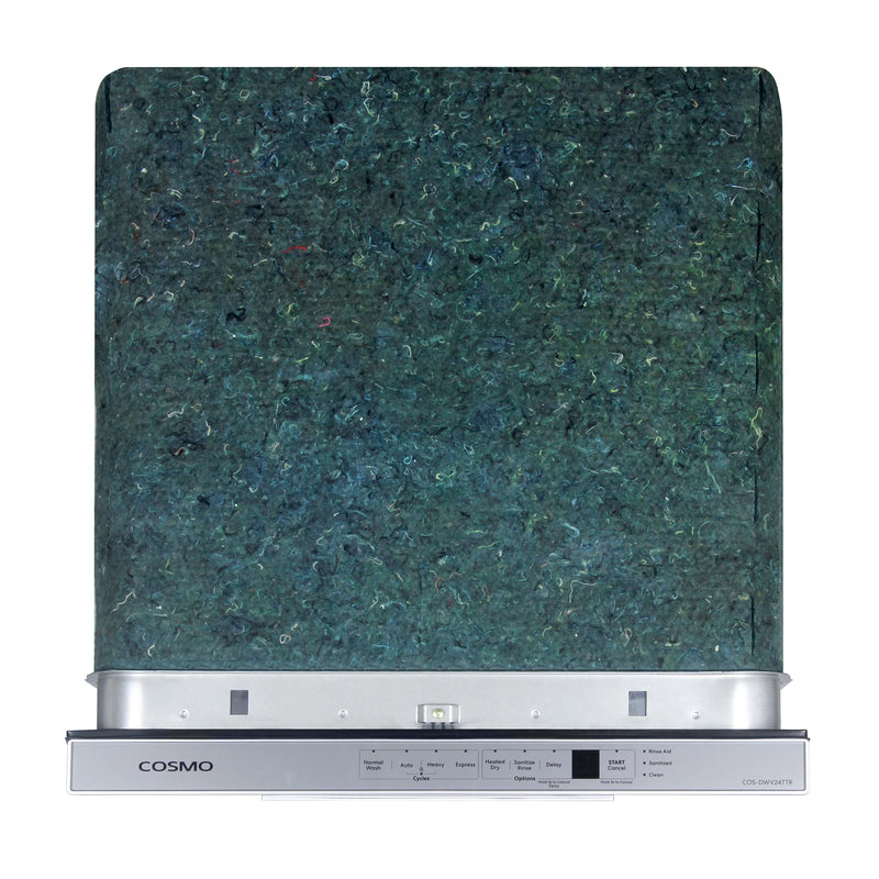 Cosmo 24" Vista Collection Built-In Dishwasher in Stainless Steel, Advanced Sanitize Technology, Ultra-Quiet 48 dBA, COS-DWV24TTR