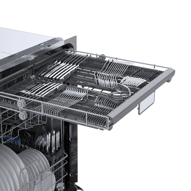 Forno Rivestito 24" Built-In Panel Ready Dishwasher, Energy Star Certified, Quiet 45 dB Operation, Stainless Steel Interior, FDWBI8011-24