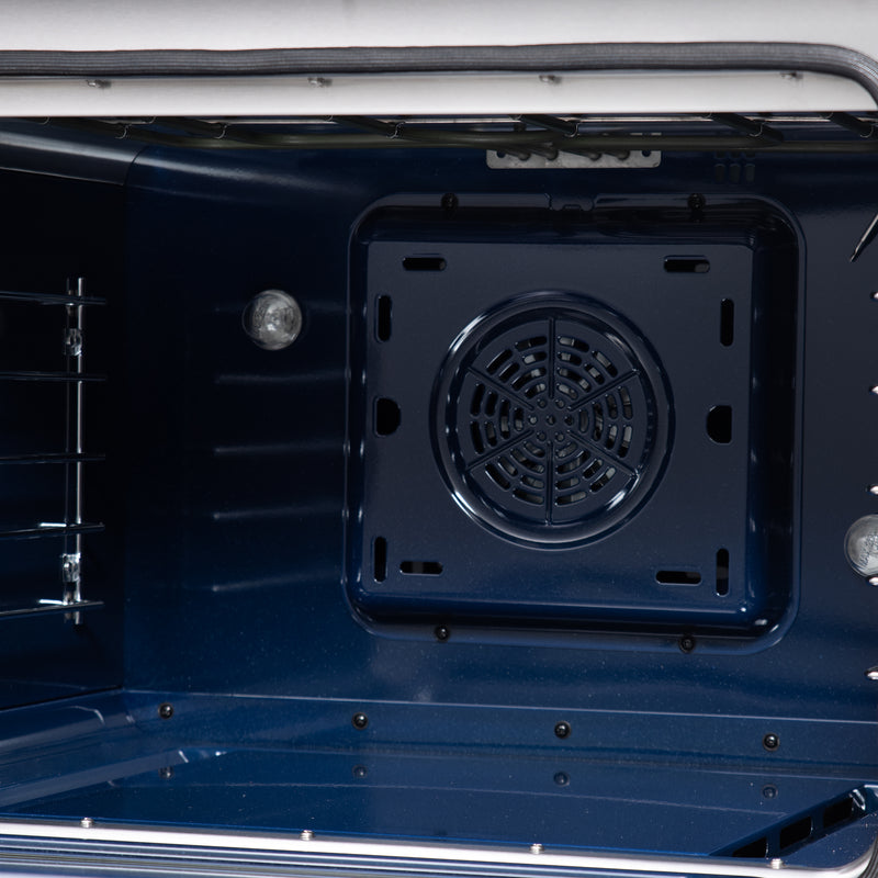 Forno Massimo 30" Freestanding Dual Fuel Range in White with 5 Sealed Burners, Air Fryer Kit, Wok Support & Griddle in White with Antique Brass Accents, FFSGS6125-30WHT