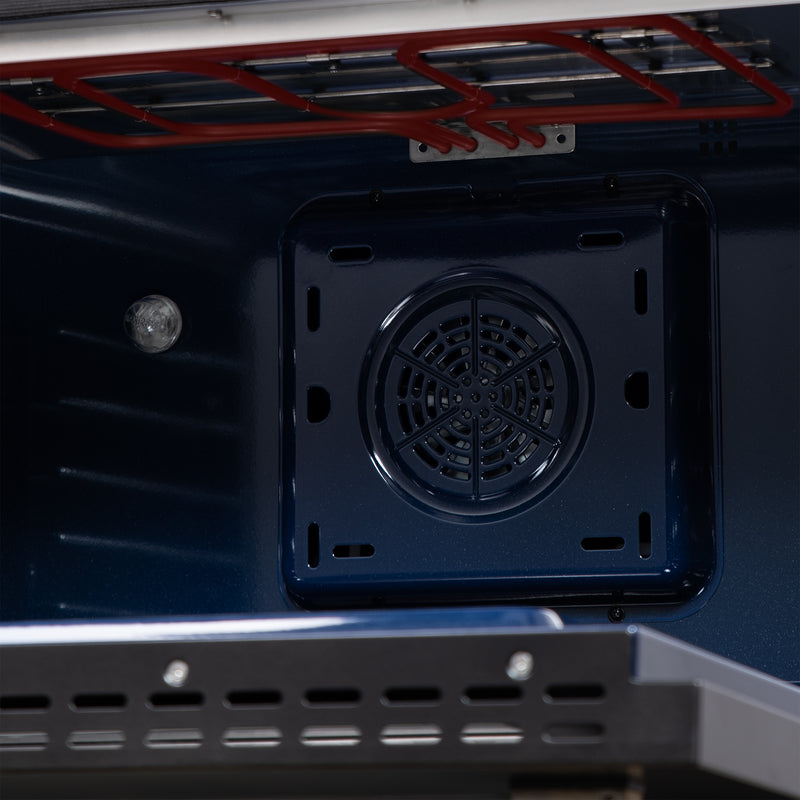 Forno Massimo 36" 5.36 cu. ft. Freestanding Dual Fuel Range with 6 Sealed Burners, Air Fryer Kit, Wok Support & Griddle in White with Antique Brass Accents, FFSGS6125-36BLK