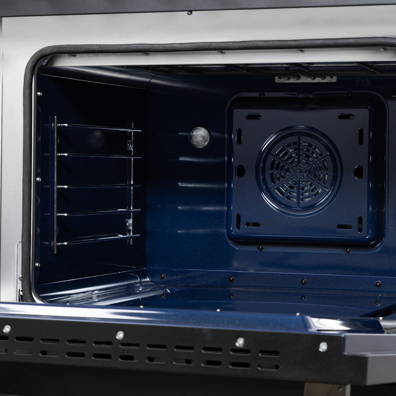 Forno Massimo 48" Freestanding Dual Fuel Range in White, with 8 Sealed Burners, Air Fryer Kit, Wok Support & Griddle, with Antique Brass Handles, FFSGS6125-48WHT