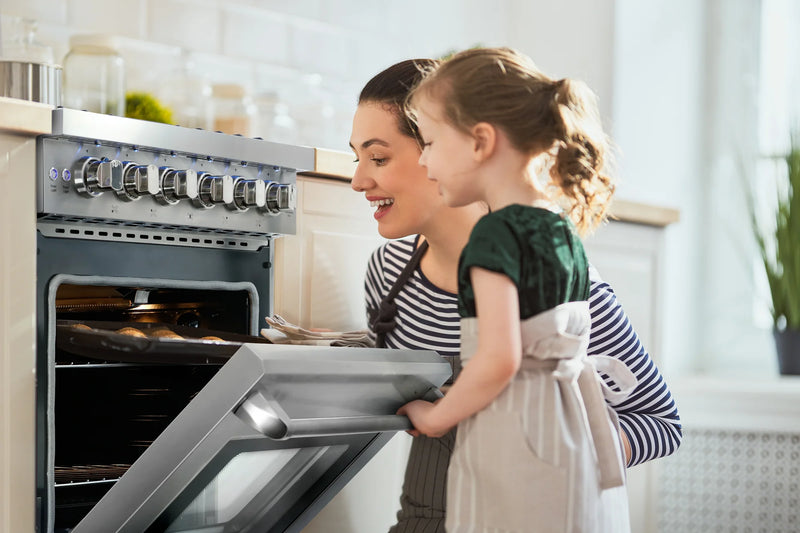 Cosmo 30" Haven Collection 4.5 cu. ft. Freestanding Gas Range in Stainless Steel, Convection Fan, 5 Sealed Burners, COS-EPGR304