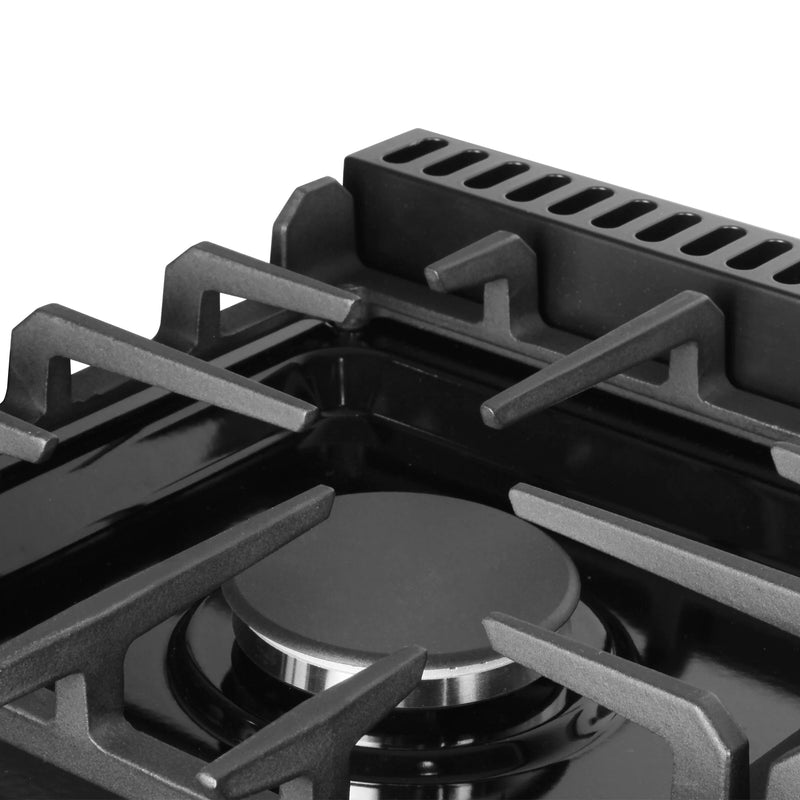 Cosmo 36" Haven Collection 6.0 cu. ft. Freestanding Gas Range in Matte Black, Convection Fan, 6 Sealed Burners, COS-EPGR366-BK