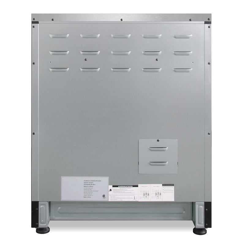 Cosmo 30" Haven Collection 4.8 cu. ft. Electric Range in Stainless Steel, Convection Oven, 4 Burners, COS-ERC304KBD