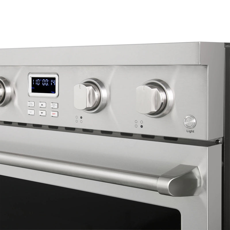 Cosmo 30" Haven Collection 4.8 cu. ft. Electric Range in Stainless Steel, Convection Oven, 4 Burners, COS-ERC304KBD