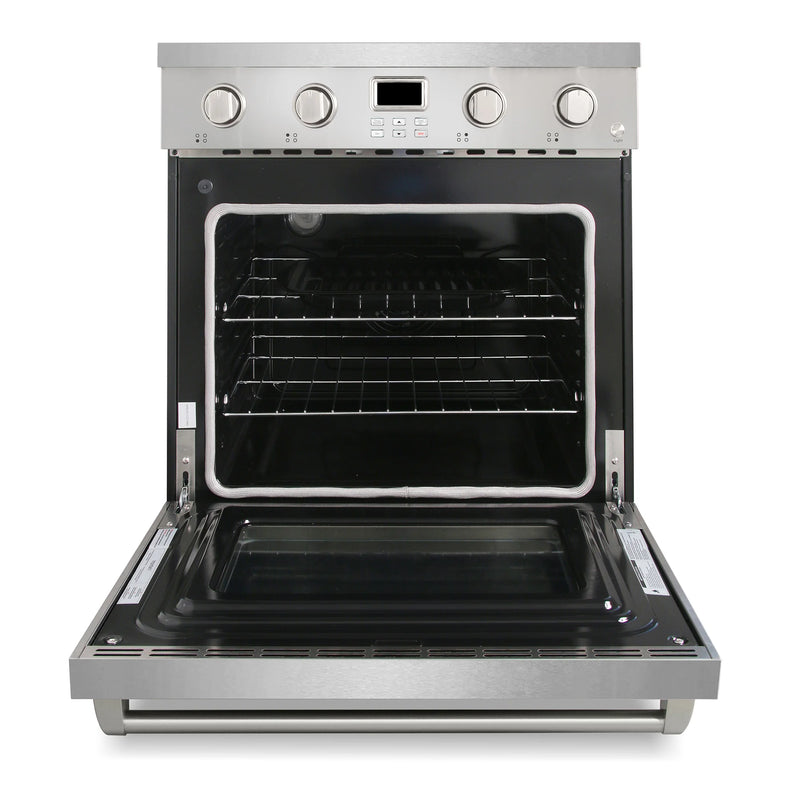 Cosmo 30" Haven Collection 4.8 cu. ft. Electric Range in Stainless Steel, Convection Oven, 4 Burners, COS-ERC304KBD