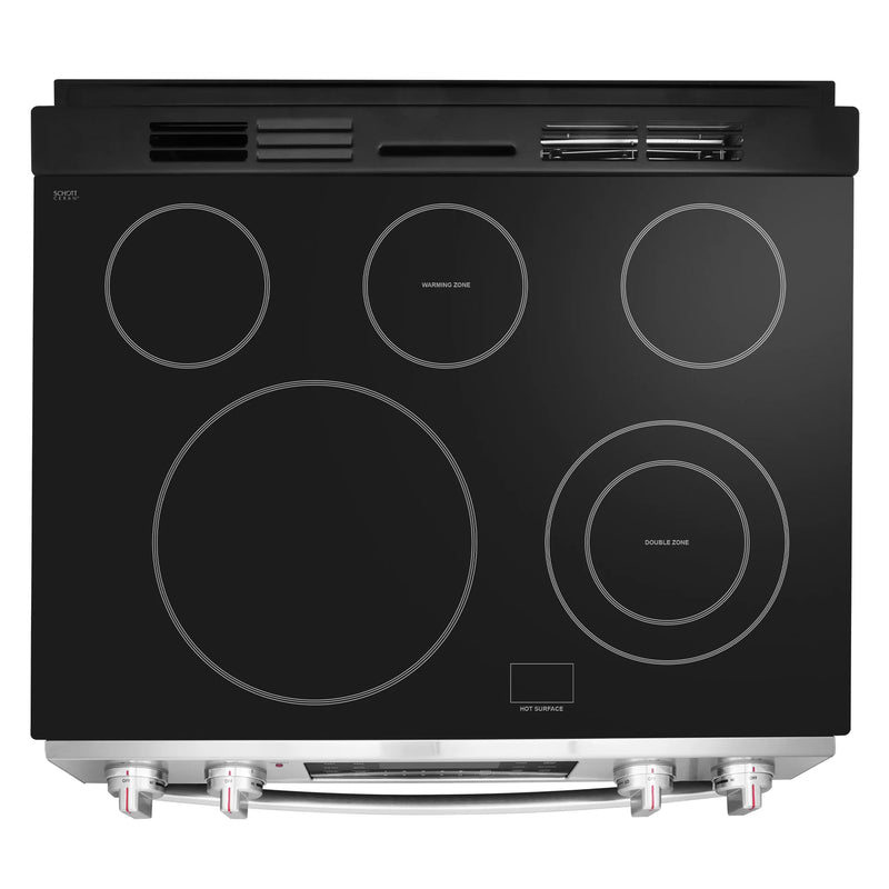 Cosmo 30" Haven Collection 6.3 cu. ft. Freestanding Electric Range in Stainless Steel, Air Fry, Self-Clean, COS-ERC305WKTD