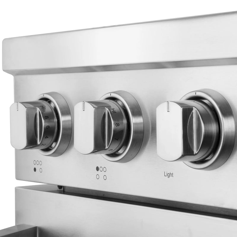 Cosmo 36" Haven Collection 6.0 cu. ft. Electric Range in Stainless Steel, Convection Oven, 5 Burners, COS-ERC365KBD