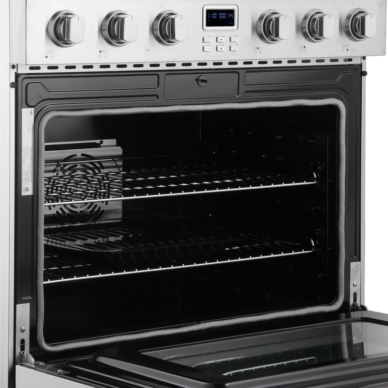 Cosmo 36" Haven Collection 6.0 cu. ft. Electric Range in Stainless Steel, Convection Oven, 5 Burners, COS-ERC365KBD