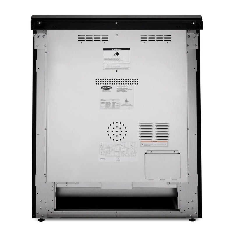 Cosmo 30" Stellar Collection 5.0 cu. ft. Electric Range in Stainless Steel, Convection Oven, 4 Burners, COS-ERD304K