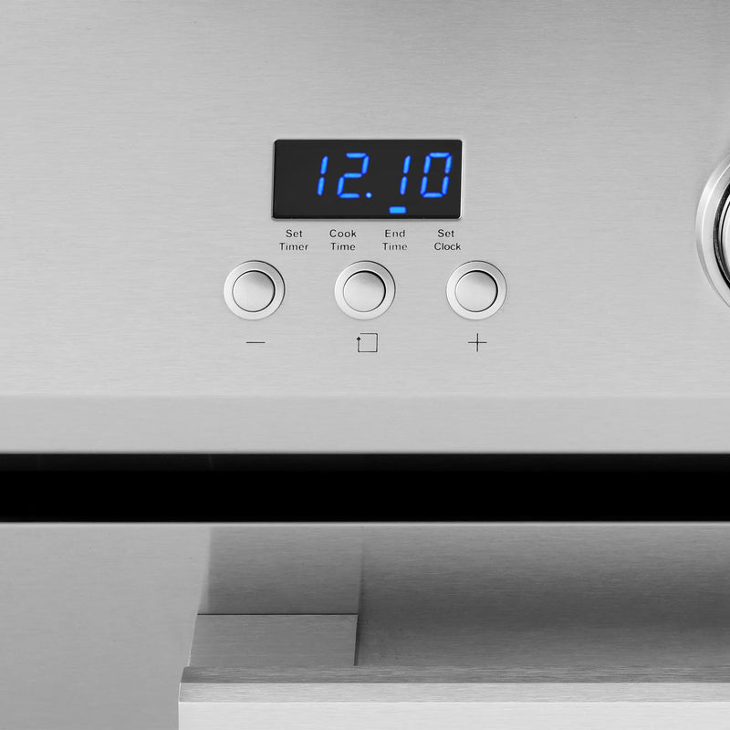 Cosmo 30" Stellar Collection 5.0 cu. ft. Electric Range in Stainless Steel, Convection Oven, 4 Burners, COS-ERD304K