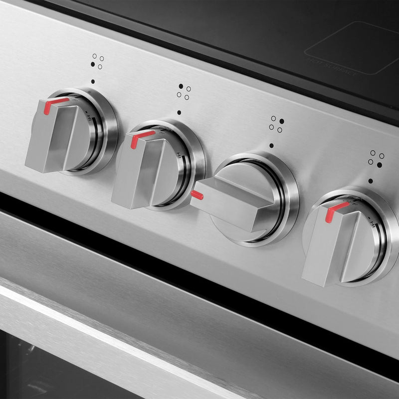 Cosmo 30" Stellar Collection 5.0 cu. ft. Electric Range in Stainless Steel, Convection Oven, 4 Burners, COS-ERD304K