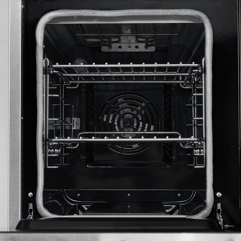 Forno Paolo 48" Freestanding Electric Range in Stainless Steel, True Convection, 7 Burners, FFSEL6011-48