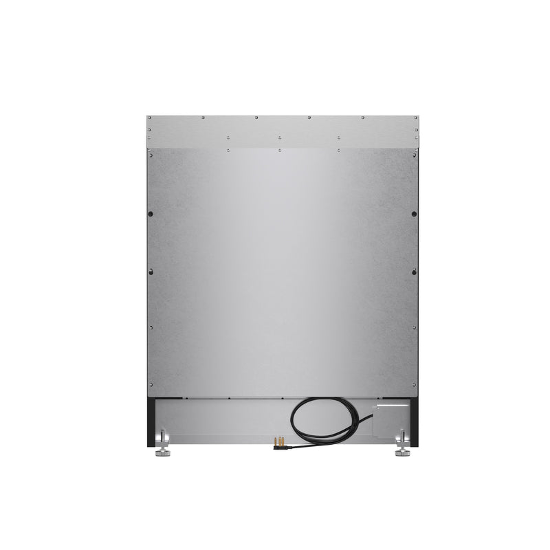 Forno Paolo 30" Freestanding Electric Range in Black, True Convection, 5 Burners, with Antique Brass Handles, FFSEL6011-30BLK