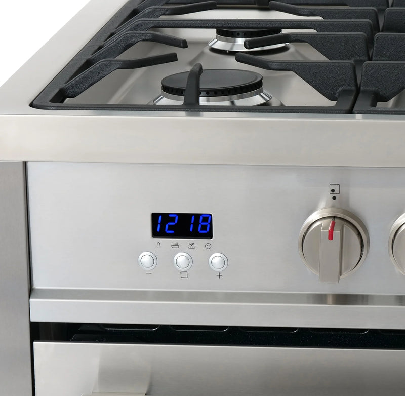 Cosmo 36" Stellar Collection 3.8 cu. ft. Freestanding Dual Fuel Range in Stainless Steel, True Convection, 5 Sealed Burners, F965