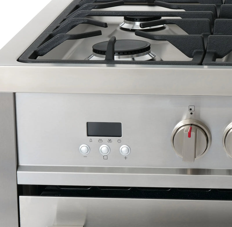 Cosmo 36" Stellar Collection 3.8 cu. ft. Freestanding Dual Fuel Range in Stainless Steel, True Convection, 5 Sealed Burners, COS-F965NF