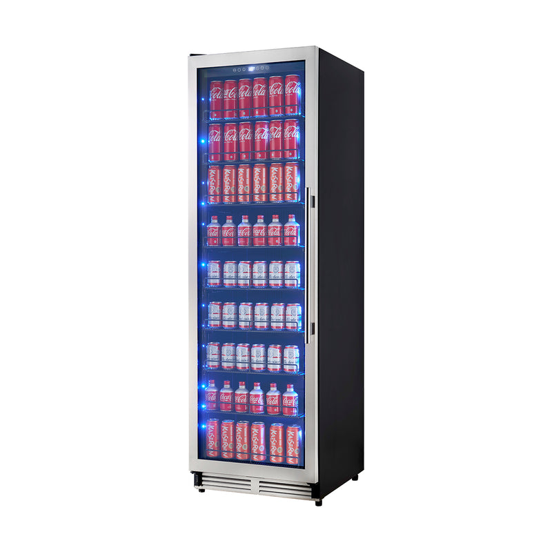 Forno Cesinali 24" Beverage Cooler with Single Zone, 15.8 cu.ft. Capacity, 9 Telescopic Shelves, FBCBI6703-24S