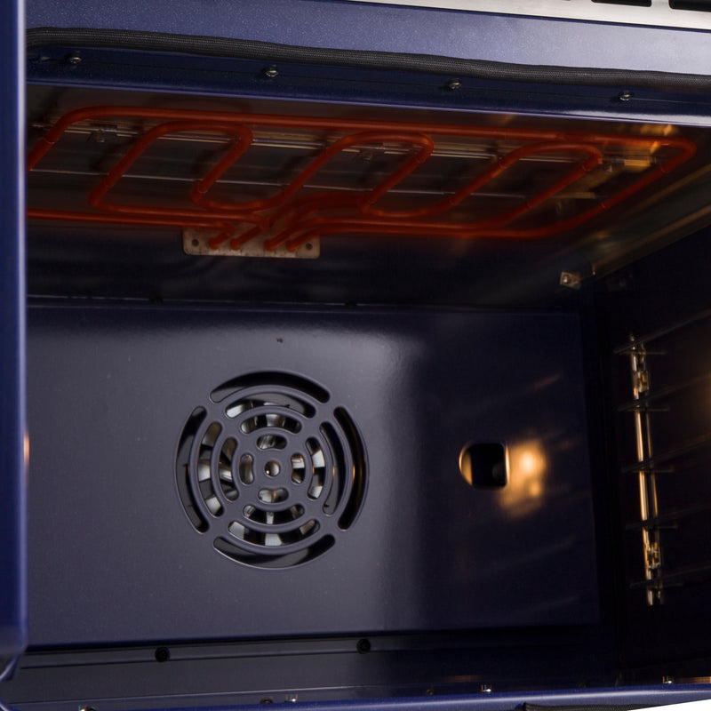 Forno Gallico 30" French Door Electric Wall Oven in Stainless Steel, True Convection, Air Fry, Telescopic Racks, FBOEL1371-30