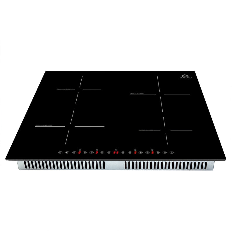 Forno Parco 24" Induction Cooktop, 4 Zones, 9 Power Levels, Boost Function, FCTIN0583-24