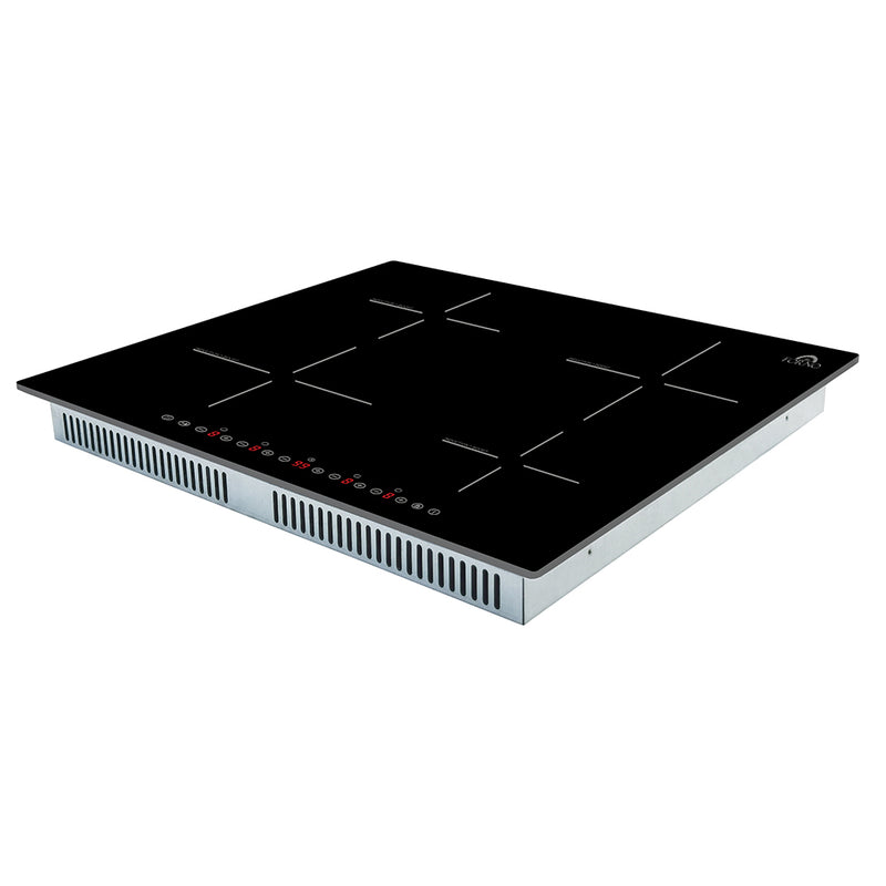 Forno Parco 24" Induction Cooktop, 4 Zones, 9 Power Levels, Boost Function, FCTIN0583-24