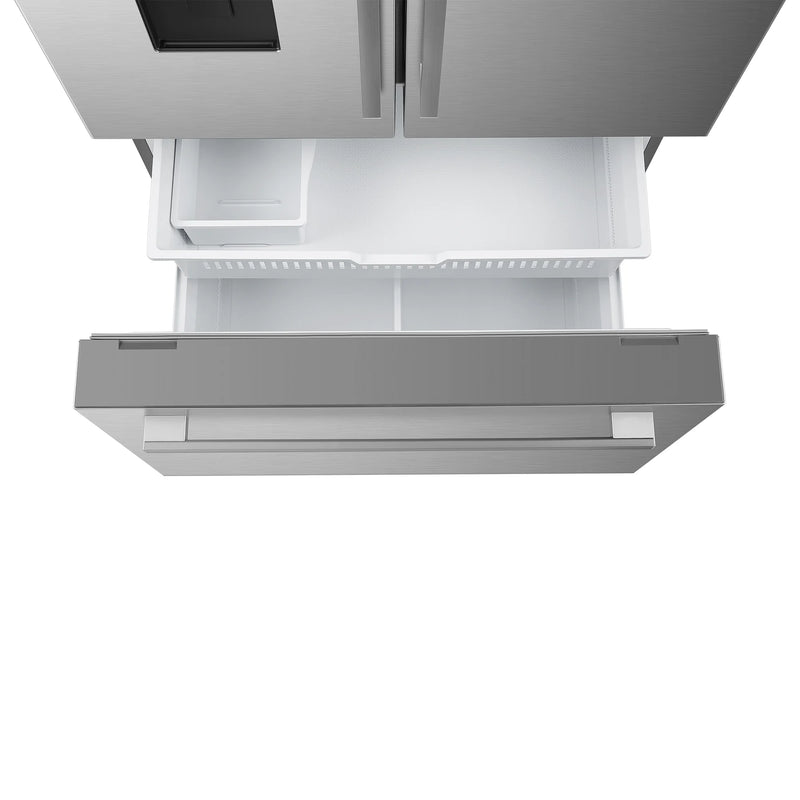 Cosmo Counter Depth French Door Refrigerator in Stainless Steel, 22.4 cu. ft. Capacity, Fingerprint-Resistant, COS-FDR223GWSS