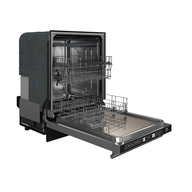 Forno Romano 24" Built-In Tall Tub Dishwasher in Stainless Steel, 7 Wash Programs, 52 dBA Quiet Operation, ENERGY STAR, FDWBI8035-24S