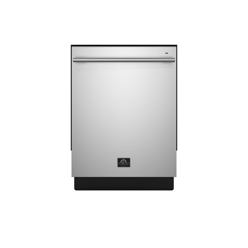 FORNO 3-Piece Appliance Package- 30" Electric Range, 31" Refrigerator, and Built-In Dishwasher in Stainless Steel, FBDL-011-01US