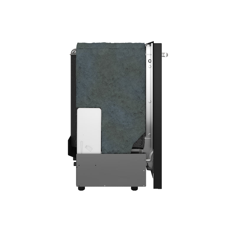 Forno Espresso Pozzo 24" Built-In Dishwasher in Black, 6 Wash Programs, Double Drying, with Stainless Steel Handles, FDWBI8067-24BLK