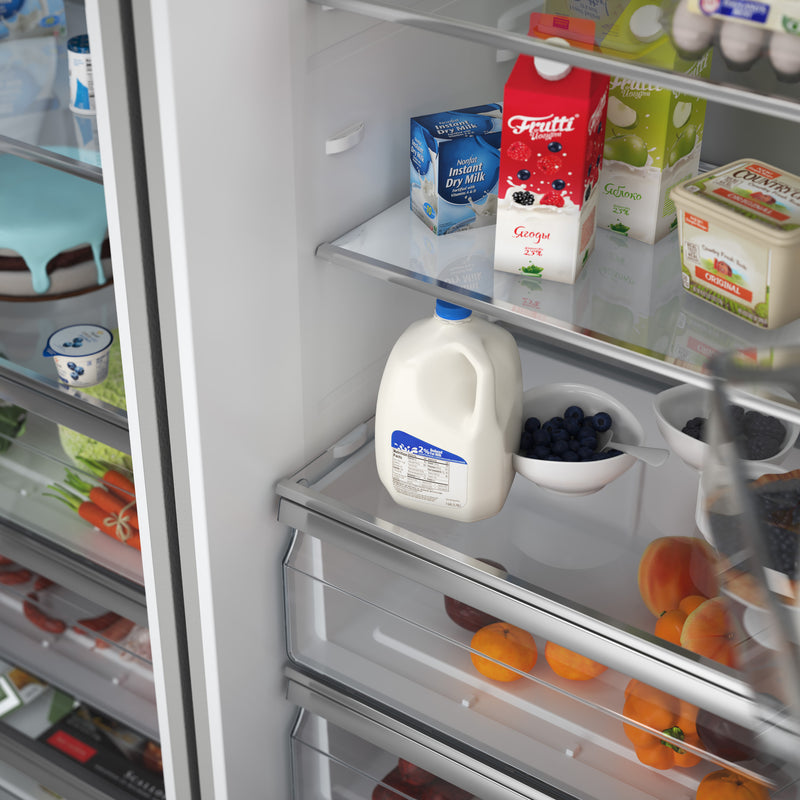 Forno Maderno 60" Freestanding Convertible Refrigerator/Freezer in Stainless Steel with 27.2 cu.ft., Dual Inverter Compressors, FFFFD1722-60S