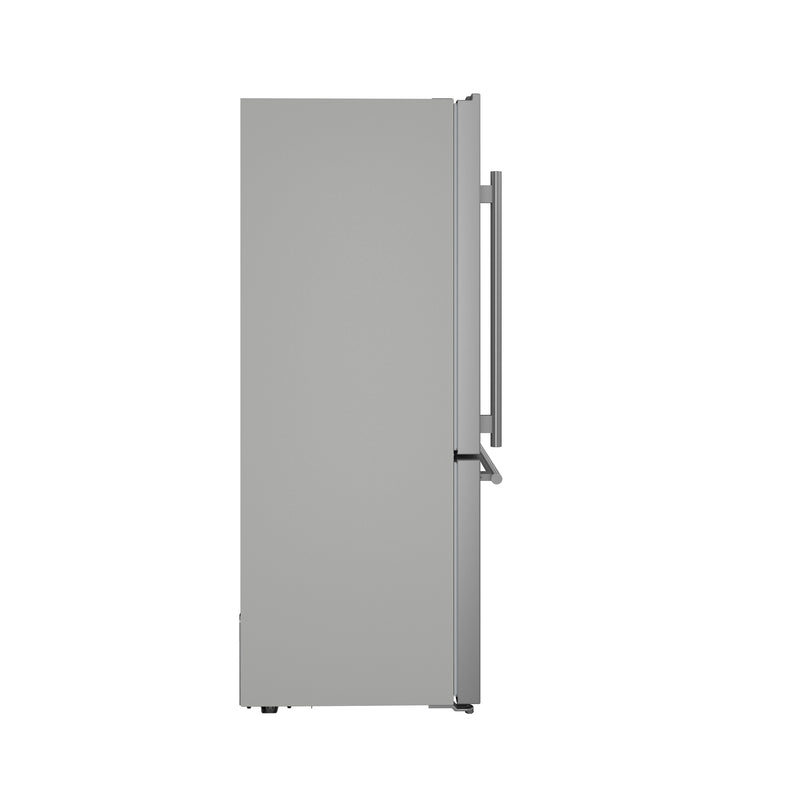 Forno Milano Espresso 31" Freestanding Bottom Freezer Refrigerator in Stainless Steel, Counter-Depth, Digital Touch Control, Right Swing, FFFFD1785-31S