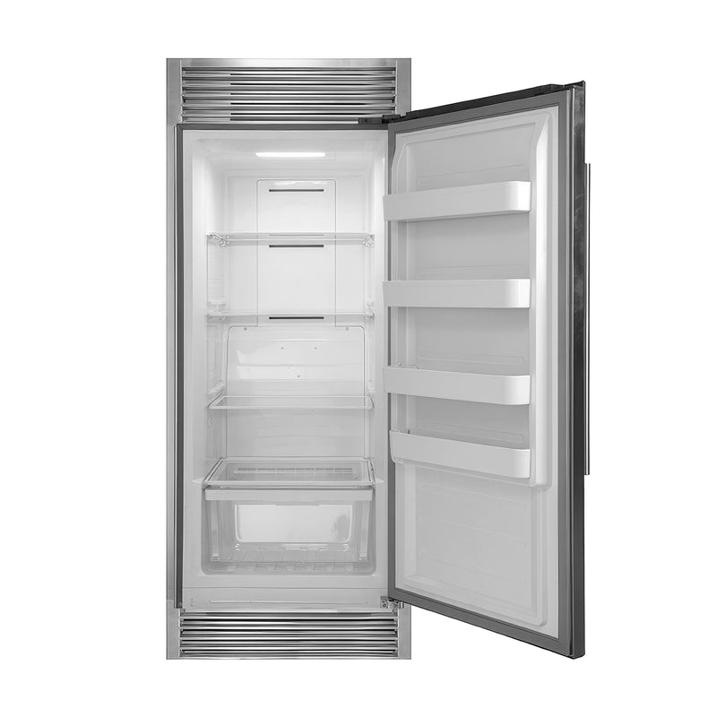 Forno Rizzuto 28" Convertible Refrigerator in Stainless Steel with 13.8 cu.ft. Capacity, Right Hinge, FFFFD1933-32RS
