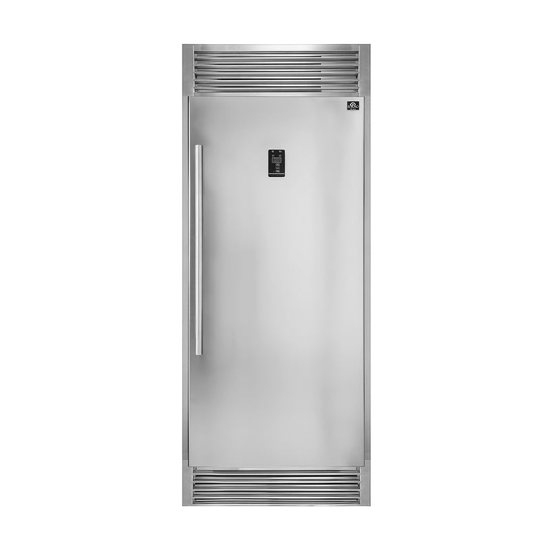 Forno Rizzuto 28" Convertible Refrigerator in Stainless Steel with 13.8 cu.ft. Capacity, Right Hinge, FFFFD1933-32RS