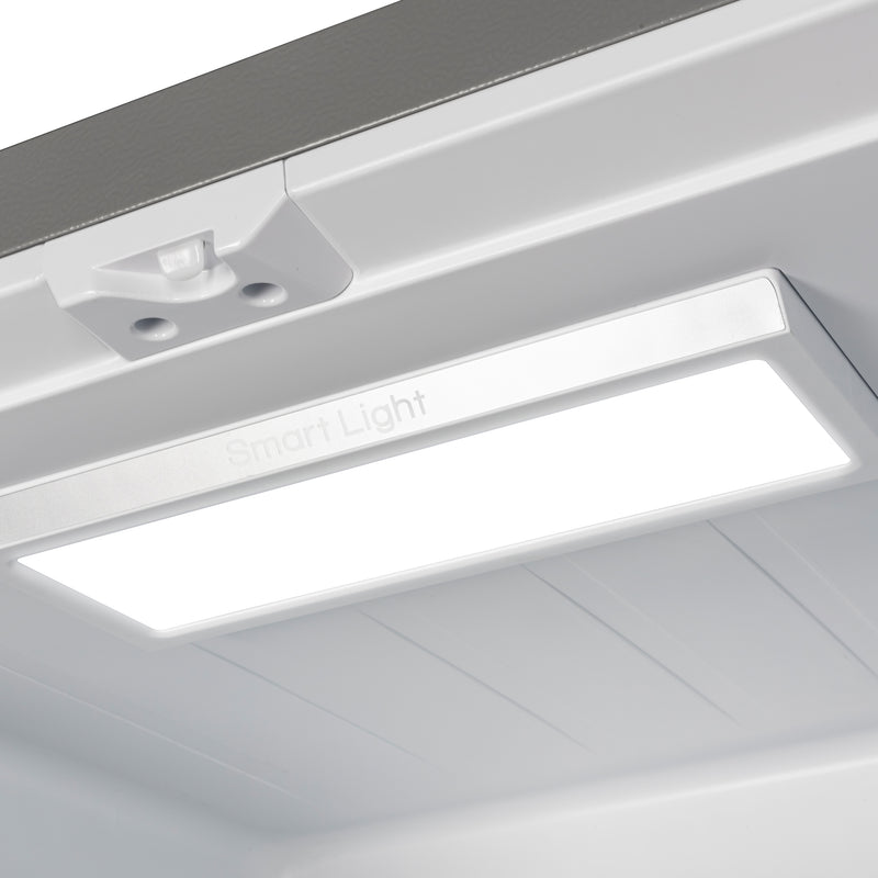 Forno Gallipoli 30" Freestanding French Door Refrigerator in Stainless Steel, 17.5 Cu. Ft. Capacity, Ice Maker with 4” Decorative Grill, FFFFD1974-35SG