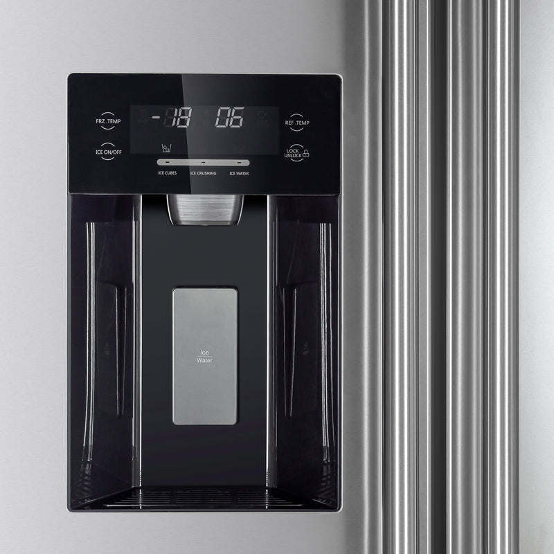 Forno 2-Piece Appliance Package- 36" Gas Range and 36" Refrigerator with Water Dispenser in Stainless Steel, FBDL-019-02CAUS