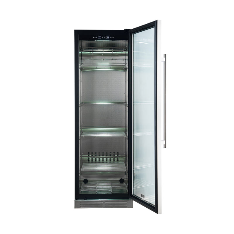 Forno Asciutto 24" Dry Aging Cabinet in Stainless Steel, 14.66 cu.ft. Capacity, Dual Evaporators, UVC Sterilization, FFSDA6833-24