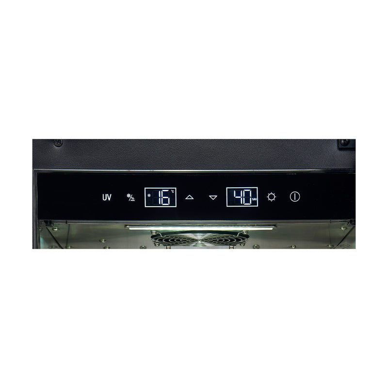 Forno Asciutto 17" Dry Aging Cabinet in Stainless Steel, 1.84 cu.ft., UVC Sterilization, Dual Evaporators, FFSDA6864-17