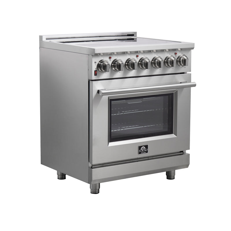 Forno Massimo 30" Freestanding Electric Range, True Convection, Air Fry, FFSEL6020-30