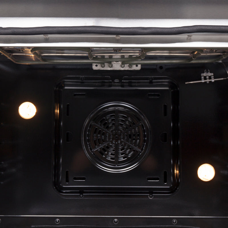 Forno Galiano 30" Freestanding Electric Range in Stainless Steel, True Convection, Air Fry, FFSEL6083-30