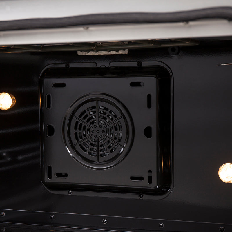 Forno Galiano 36" Freestanding French Door Electric Range in Stainless Steel, True Convection, Air Fry, FFSEL6917-36