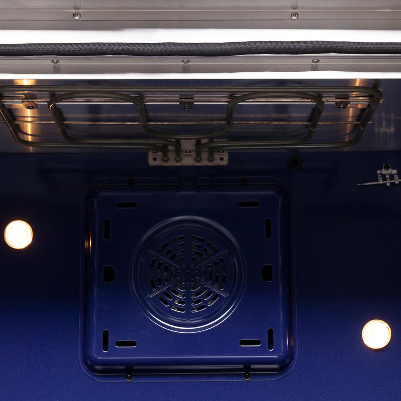 Forno Massimo 36" Freestanding French Door Electric Range, True Convection, Air Fry, FFSEL6955-36