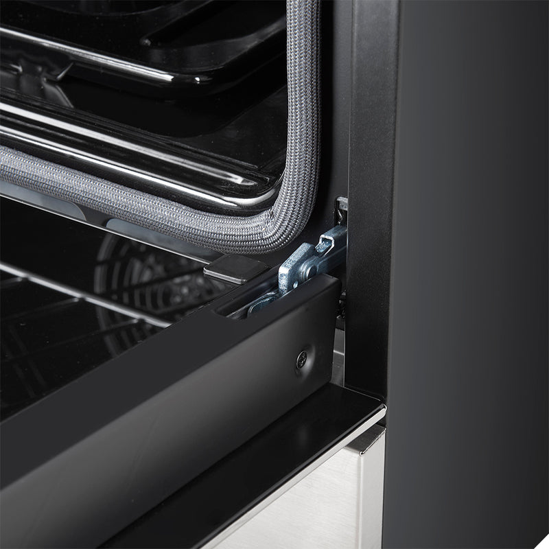 Forno Leonardo Espresso 30" Freestanding Gas Range in Stainless Steel, 5 Sealed Burners, True Convection, Cast-Iron Grates, with Stainless Steel Handles, FFSGS1116-30