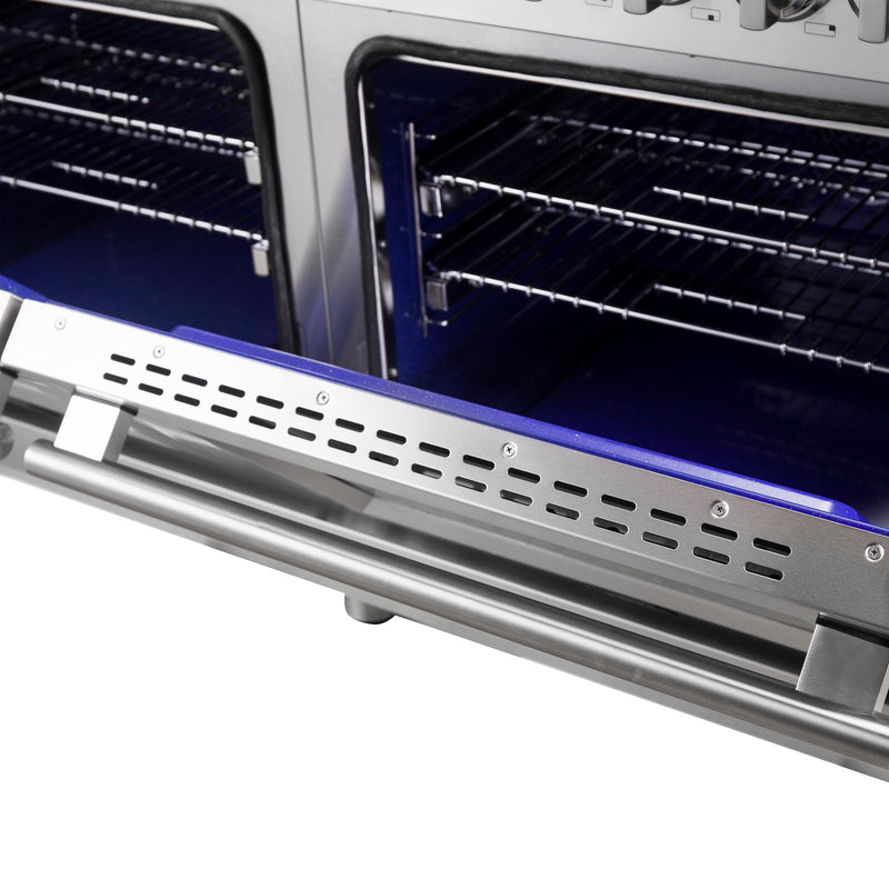 Forno Massimo 60" Freestanding Dual Fuel Range in Stainless Steel, Double Oven, 10 Burners, FFSGS6125-60