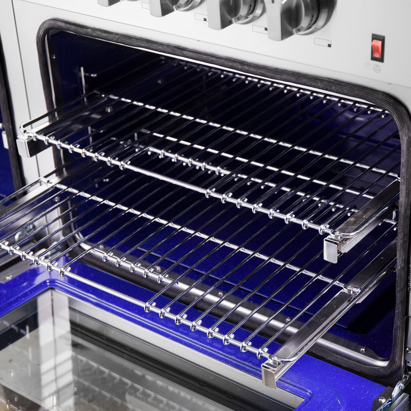 Forno Massimo 60" Freestanding Dual Fuel Range in Stainless Steel, Double Oven, 10 Burners, FFSGS6125-60