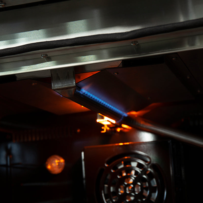 Forno 3-Piece Appliance Package - 36" Gas Range, French Door Refrigerator, and Dishwasher in Stainless Steel, FBDL-004-01CAUS