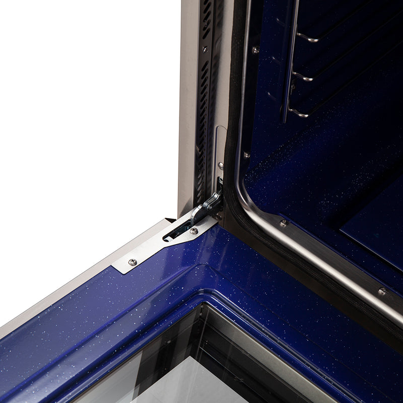 Forno Capriasca 30" Freestanding Gas Range in Stainless Steel, 5 Sealed Brass Burners, True Convection, Cast-Iron Grates, FFSGS6260-30